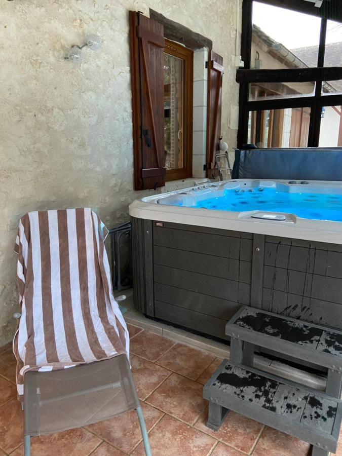 La Charmeraie : Gite De Charme, Piscine Et Spa Thésée Exterior foto